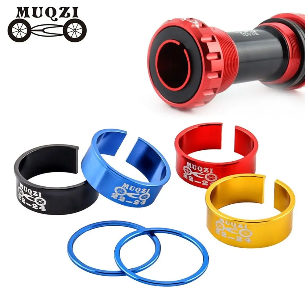 MUQZI Bottom Bracket Adapter MTB Road Bike 24mm To 22mm Conversion
