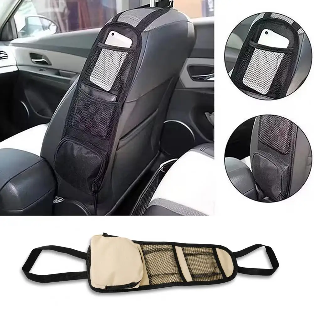 

Car Seat Organizer Durable Car Seat Back Mesh Organizer with Ample Storage Breathable Wear-resistant Ideal for Storing