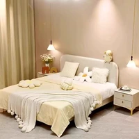 Armoires lit esthétique rangement Unique chambre Unique lits modernes salon tables de nuit Mobili Per La Casa accessoires de maison 3