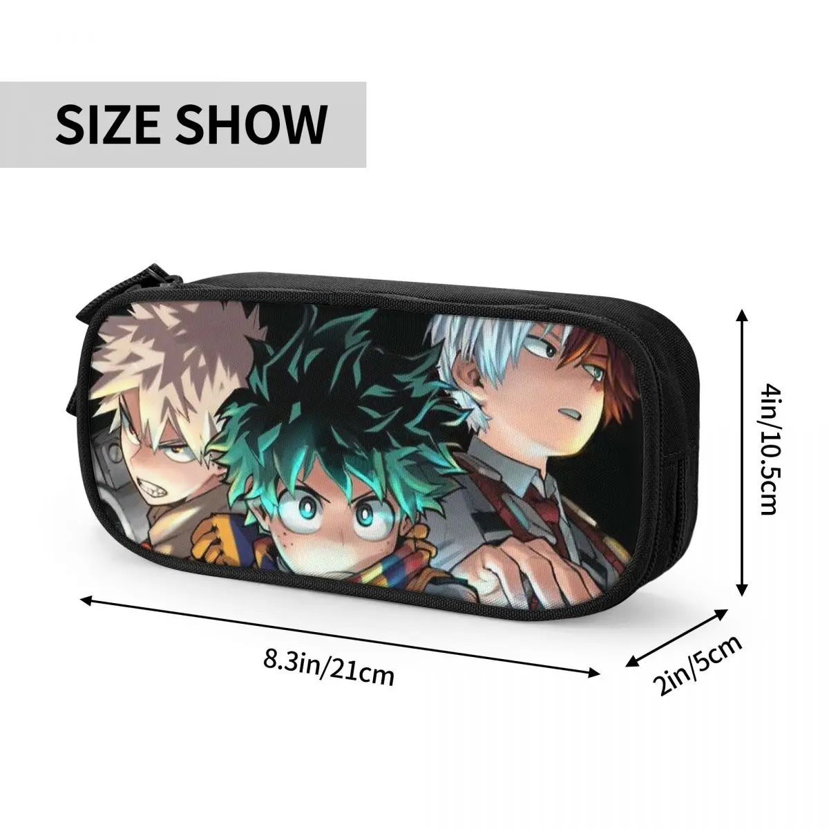 Boku No My Hero Academia Pencil Cases Pen Holder Bag Student Large Storage School Gift