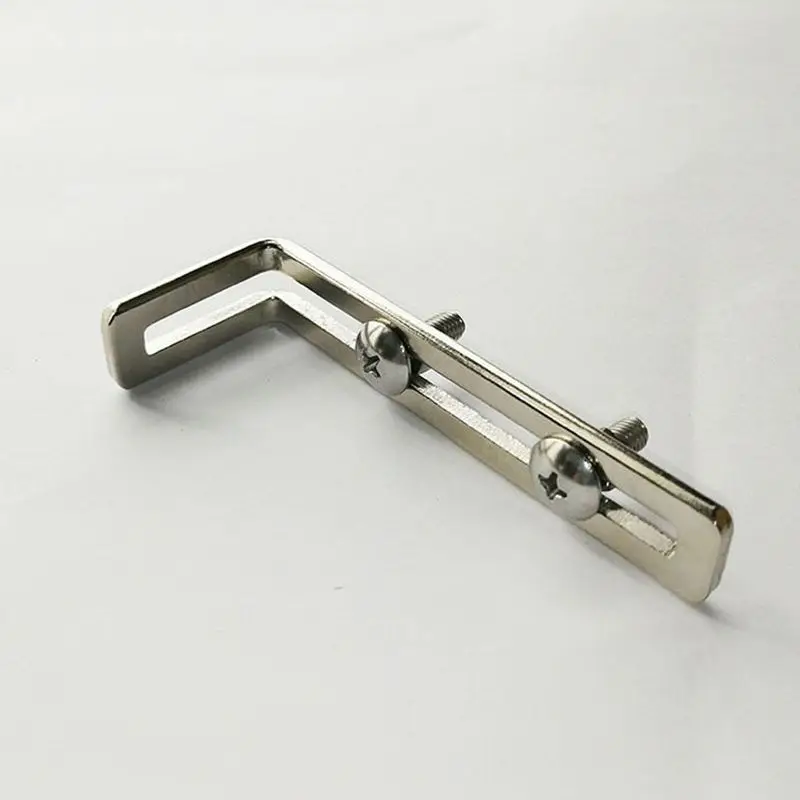 Nickel-plated Corner Bracket Adjustable 90 Degree L-Shaped Corner Brackets Angle Iron Connector Shelf Support Accessories 선반 앵글 stainless steel angle bracket,angled furniture hardware,furniture hardware,angle connector,angle bracket