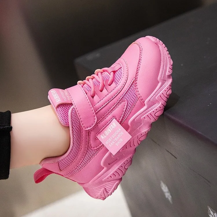 New Pink Girls Sport Sneakers Autumn Mesh Breathable Soft Running Shoes For Children High Quality Non Slip Kids Casual Shoes Sandal for girl