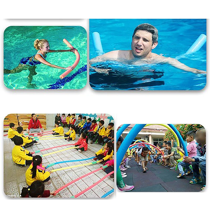 

150CM Swimming Pool Float Aid Swim Noodles Ring Foam Buoyancy Stick Useful For Kids Adult Pool Accessories Floating Foam Sticks