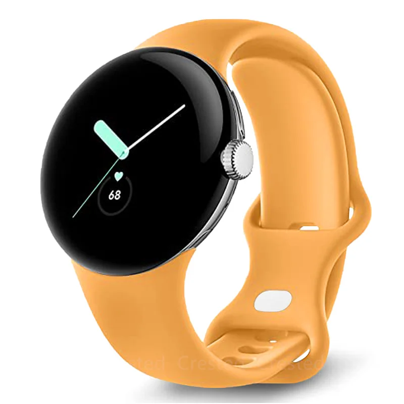 No Gap Silicone Strap for Smartwatch - Sporty and Active Wristband Bracelet Accessory
