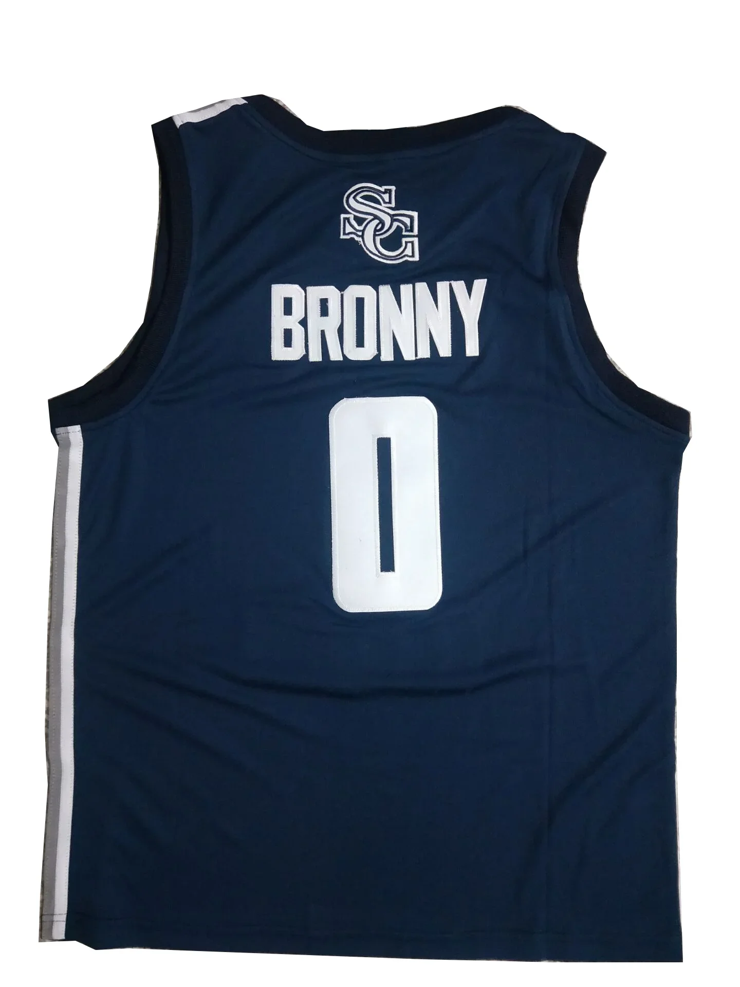 Basketball Jerseys SIERRA CANYON 0 BRONNY Jersey Sewing Embroidery Outdoor Sports Hip Hop Five Star Blue