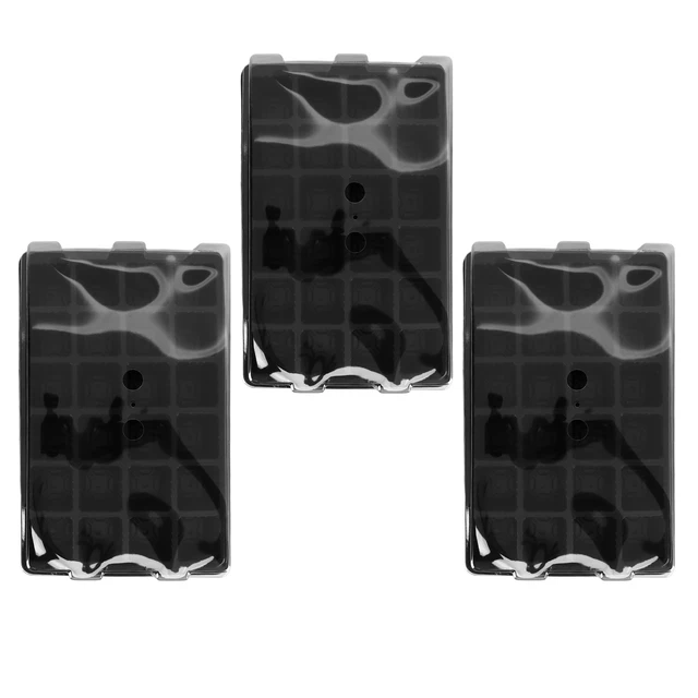 3Set 24 Lyukú Növénynövény Tálca Szaporodási Lélegző Palántát Tányér Kerti Óvoda - Image 2