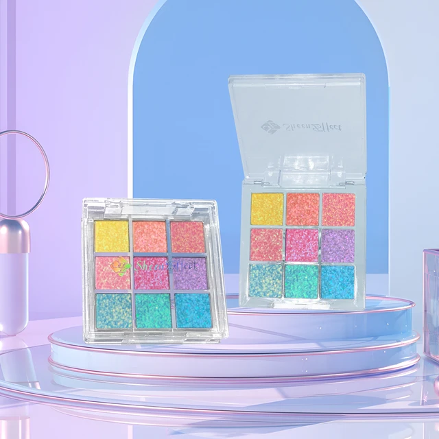 59074-681138.jpg Sheeneffect Chameleon Chrome Eyeshadow Palette 9 Colors High End makeup Cosmetics