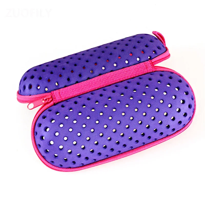 Swimming Goggles Protective Cover EVA Soft Swimming Goggles Protective Box with Drainage Hole Portable Goggles Protective Cover 6