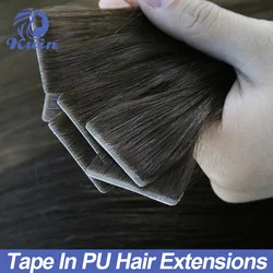 Straight Skin Weft Injection Virgin Hair Tape In Hair Extensions Human Hair Weft European Adhesive Invisible Tape In Hair 100G