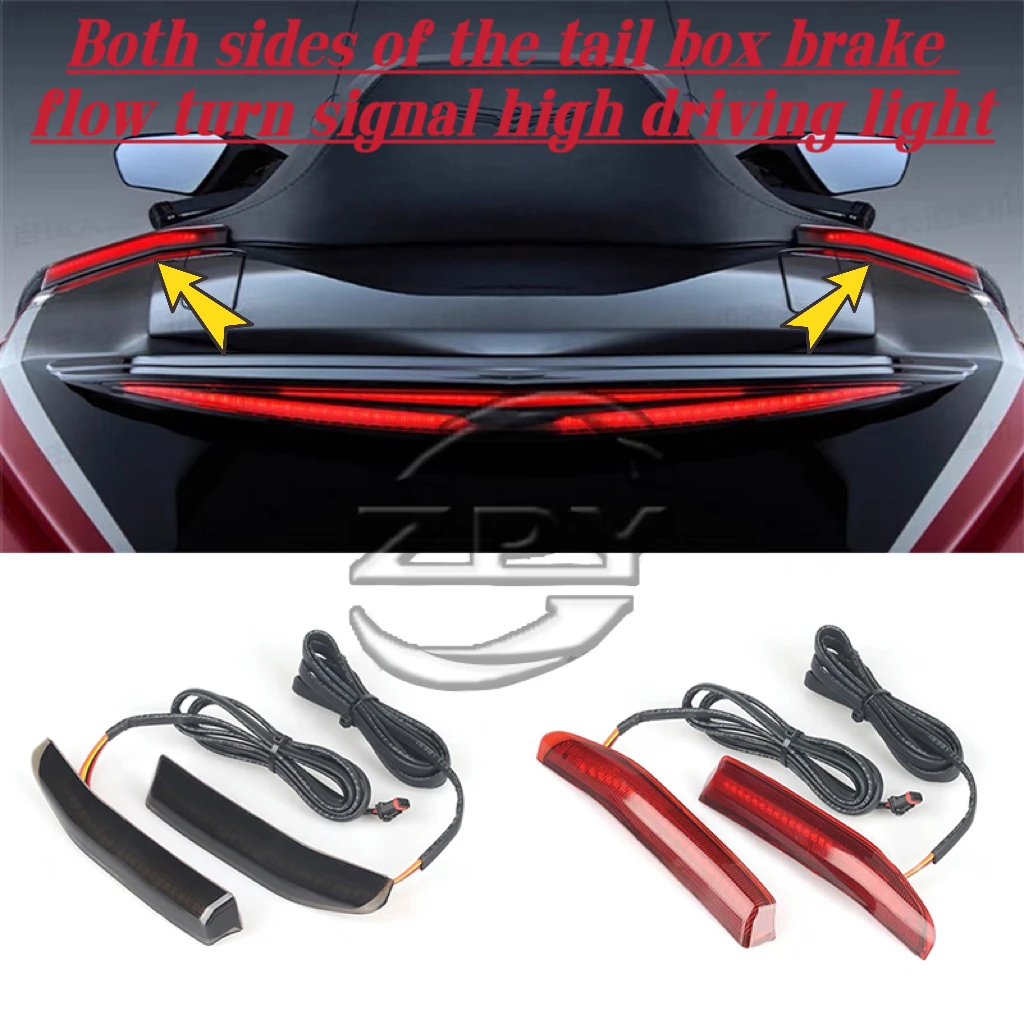 

Suitable for Honda Golden Wing GL1800 modified tailbox on both sides of the brake water turn signal high running lights 21-23
