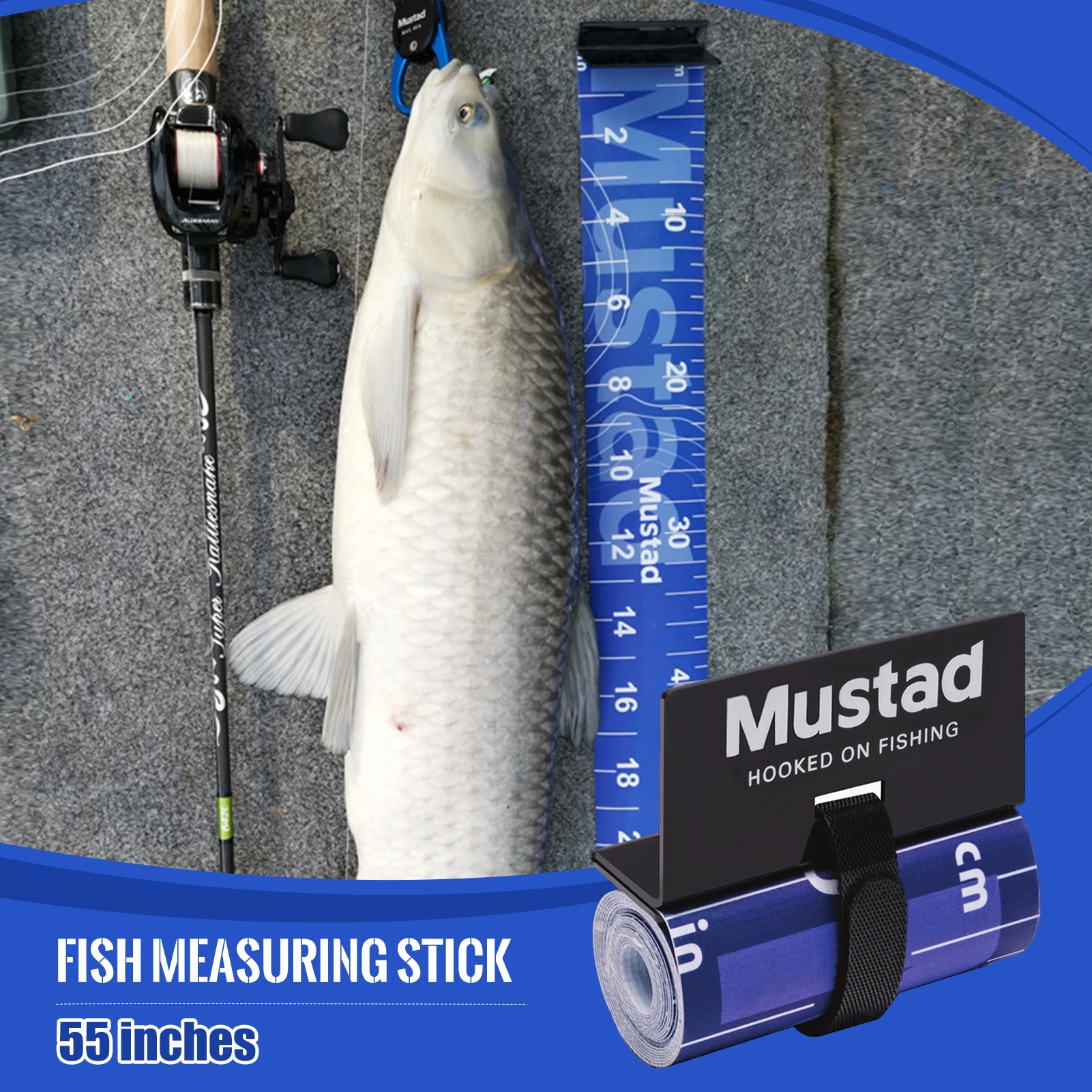 

55 Inch Measure Fish Ruler Portable Storage Available for Fishermen Using XR-Hot