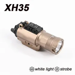 Enhanced Tactical Metal Pistol Scout Light with Strobe Flashlight and Lanterna Torch Functionality (XH35 NO Mark)