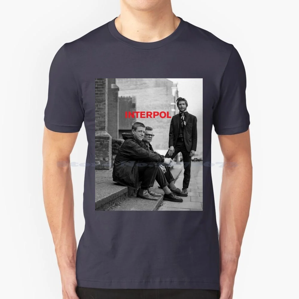 Nella Strada Dell'India 2022 Nuova Maglietta 100% Cotone Tee Tour Interpol Live Concert 2023 Album Cover