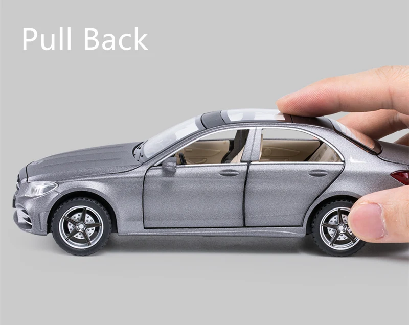 1:32 Mercedes Benz C-Class C260L Alloy Diecast Car Model Sound