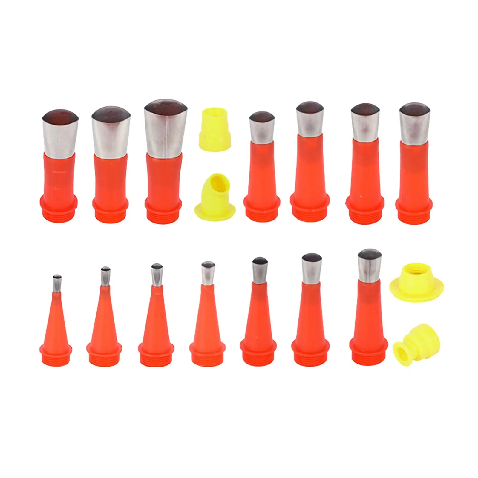 20 Pieces Caulking Kits Nozzle Kits Sealant Finishing with Base Caulking Nozzle Applicators for Sink Joint Kitchen Bathroom