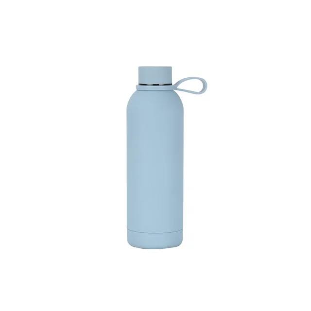 Stainless Steel USA Style Small Mouth Bottle Outdoor Sports Portable Thermos Cup Lifting Ring Water Bottle 5