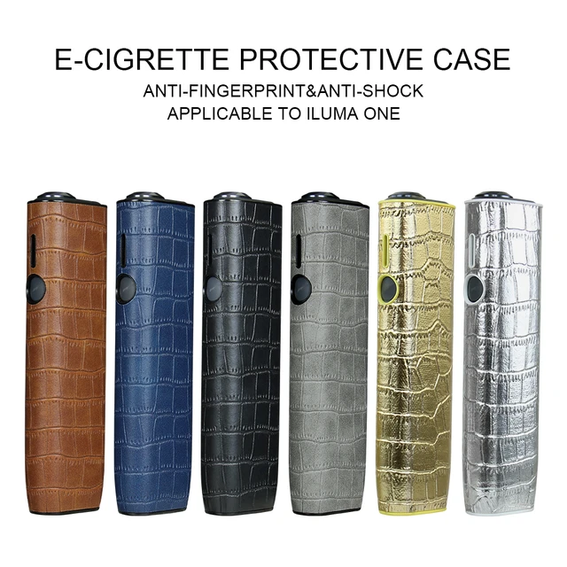 For Iqos Iluma One Leather Case Full Protective Cover E-cig Accessories  Luxury