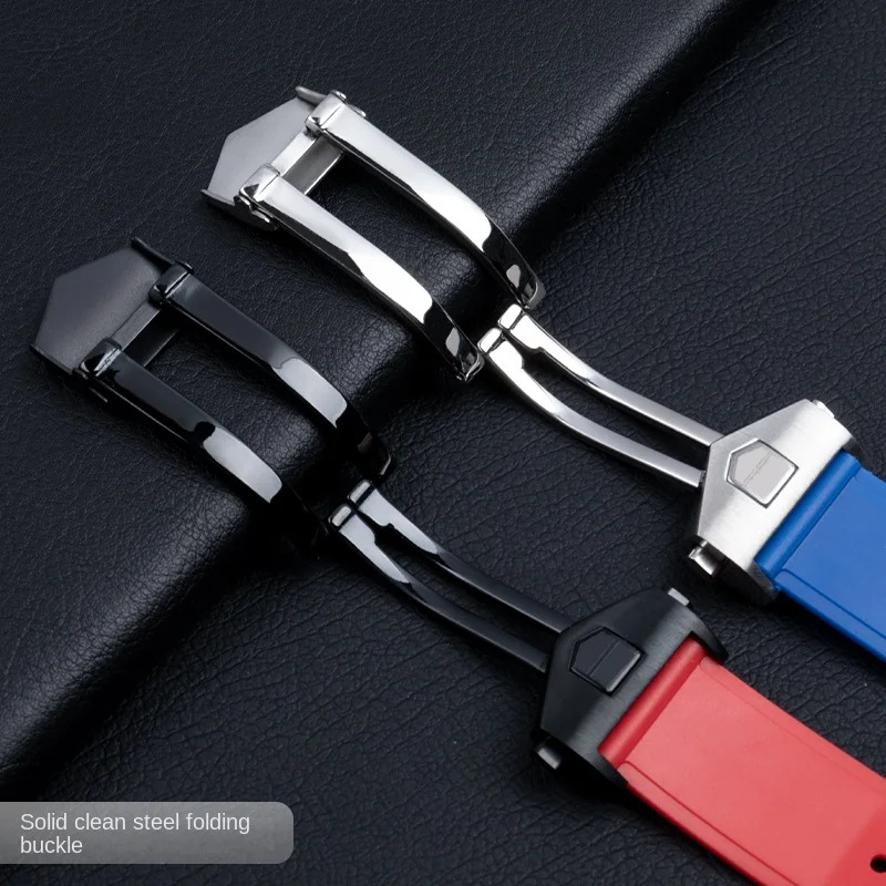 22mm Sports Rubber Silicone Watch Strap Bracelet For Tag