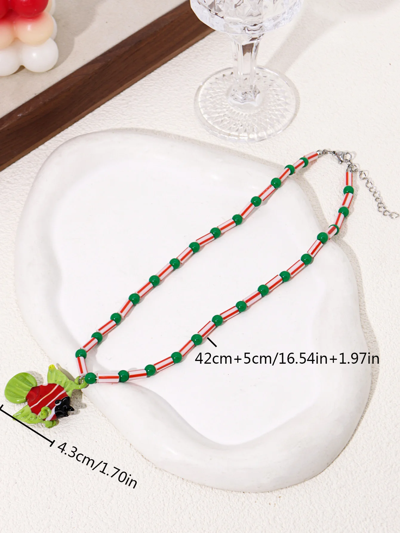 Creative Charm Fish seahorse Pendant Tropical Island Women's Necklace Holiday Party Accessories (Size and Color May Have Errors) - Image 6