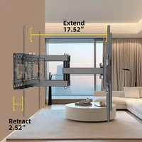 TV Wall Mount Bracket for 32-70Inch TV Full Motion TV Frame Swivel with Extendable Articulating Arm Max VESA 600x400mm Load 35kg - Image 2
