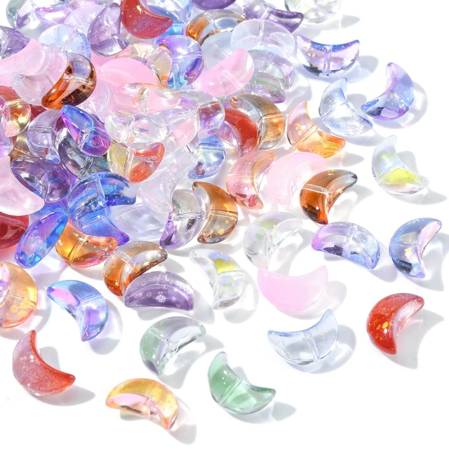 100pcs/set Fashionable Random Color Beads DIY Jewelry Making