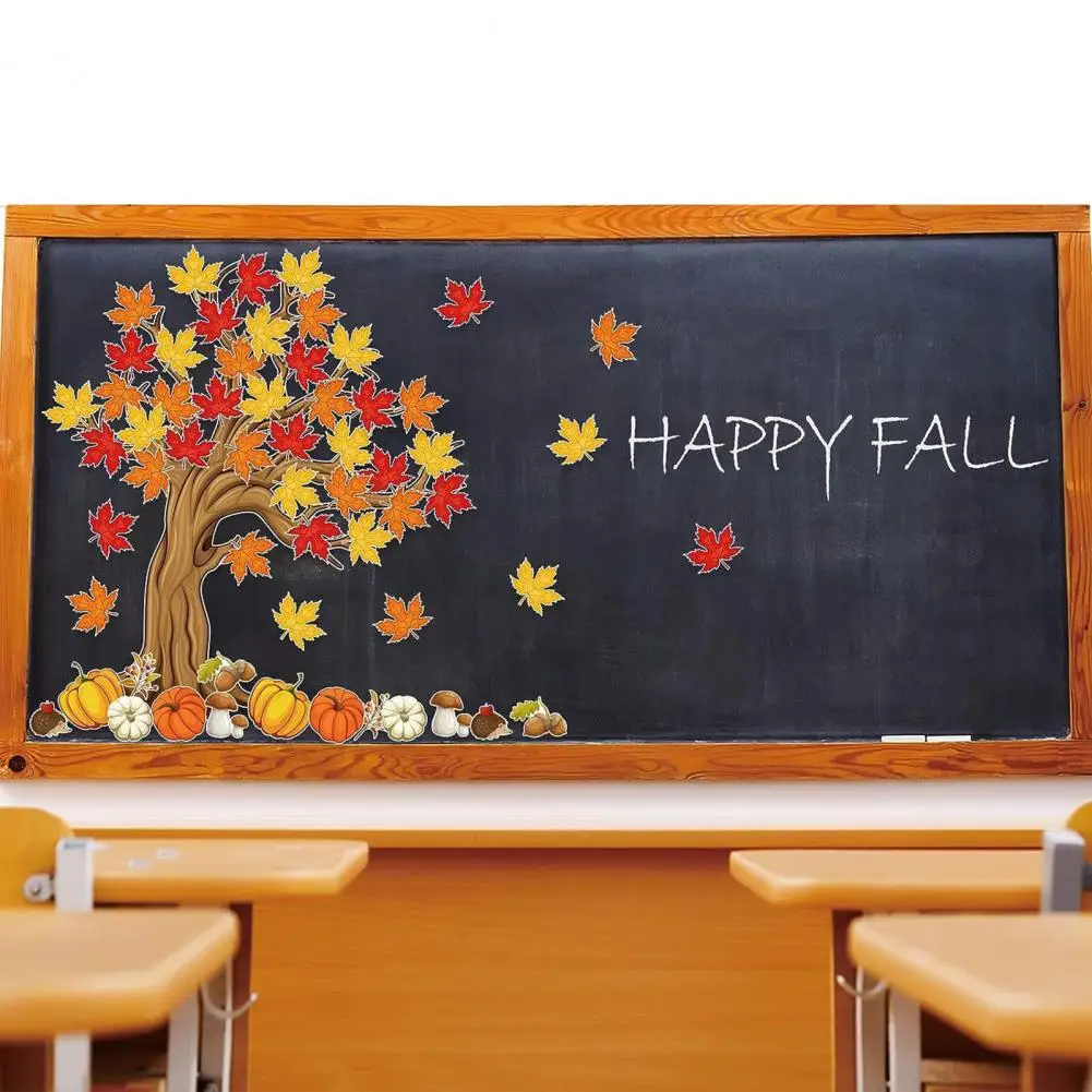 Decorazioni Autunnali Per Bacheche - Bordi Colorati Con Motivi Ringraziamento Per Aula - Foto 7