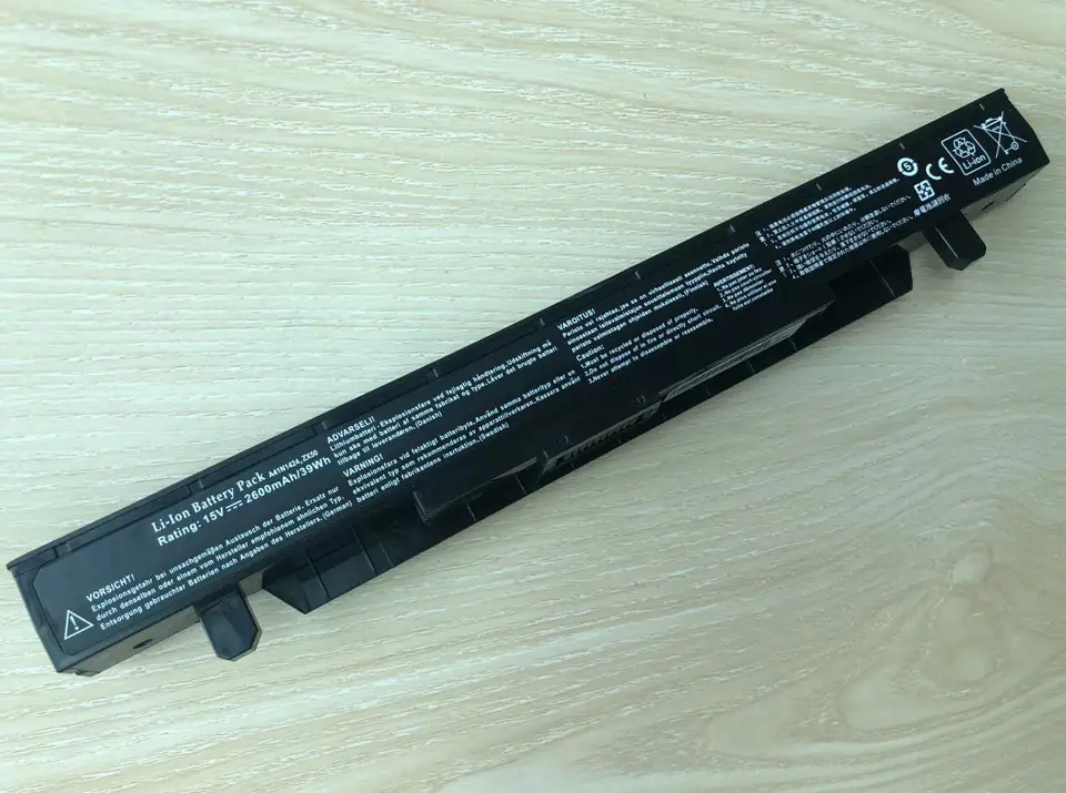 Batteria Di Ricambio A41N1424 Per ASUS ROG GL552V, GL552JX, FX-PRO, FX-PLUS - 15V 48Wh, Ioni Di Litio