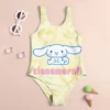 Baby Swimsuit Girls Sanrio Cinnamon Dog Children's Swimwear 2024 Sell Like Hot Cakes Beach Swimsuit Kids Girl Girls' Infant 3