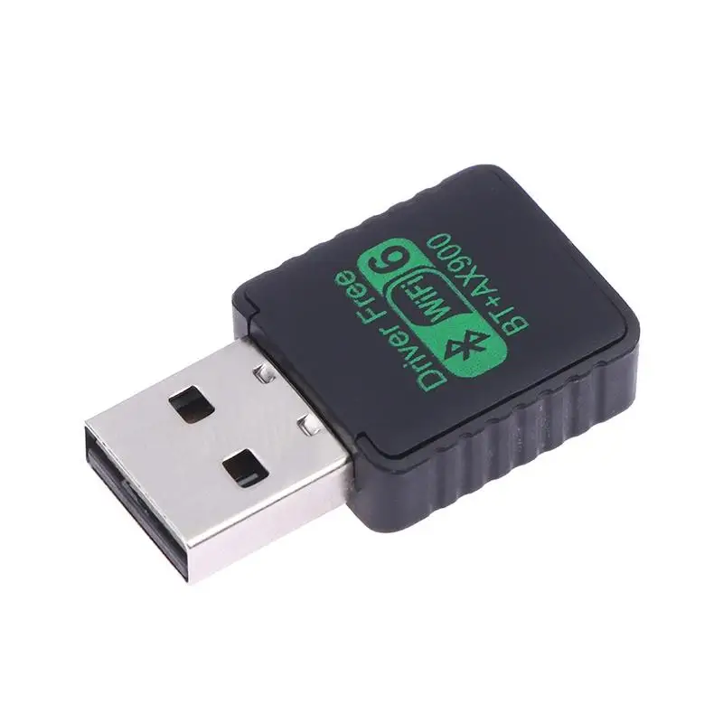 {YY30} AX900 드라이버 프리 듀얼 밴드 2.4/5GHz 무선 네트워크 카드 WIFI6 블루투스 5.4 어댑터 듀얼 밴드 신호 수신 동글