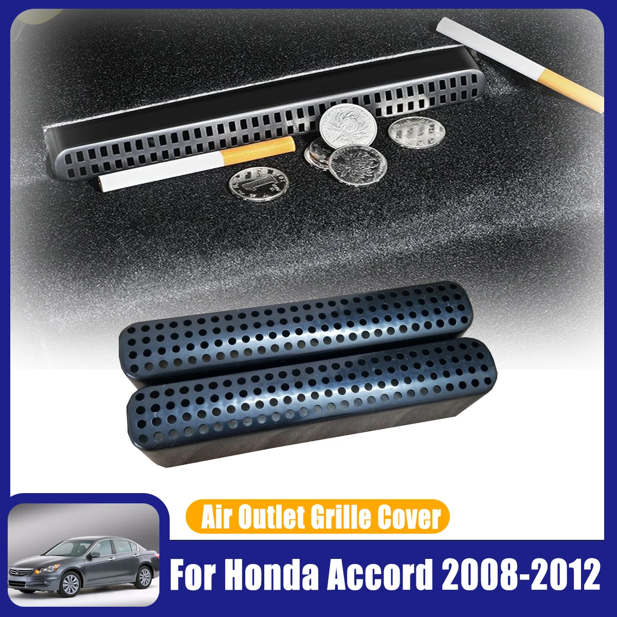 

Крышка для вентиляционного отверстия для Honda Accord 8th 2008-2012 2009 2010 автомобильные аксессуары под кожу Противоударная пылевая сетка