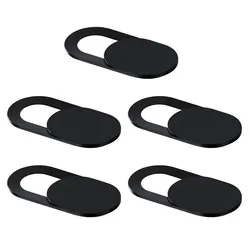 Antispy Webcam Privacy Slider Covers - Universal Lens Protection (5PCS)