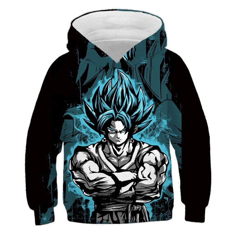 

Dragon Ball Z Super Saiyan Hoodies Boys Children Clothing Anime Vegeta Goku Clothes Dragon Ball Hoodie Sweatshirts Autumn Coats