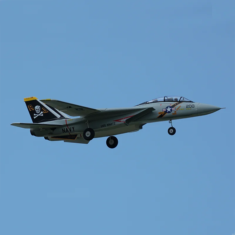 새로운 Rc Xfly 40mmedf 제트 F-14 트윈 엔진 덕트 전투기 전기 모델 고정익 항공기 Pnp 고속 원격 제어 장난감