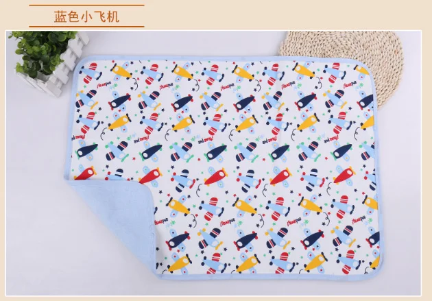 Hot 50x70cm Baby Infant Waterproof Urine Bed Mat Animal Reusable Diaper Travel Home Cover Burp Changing Pads
