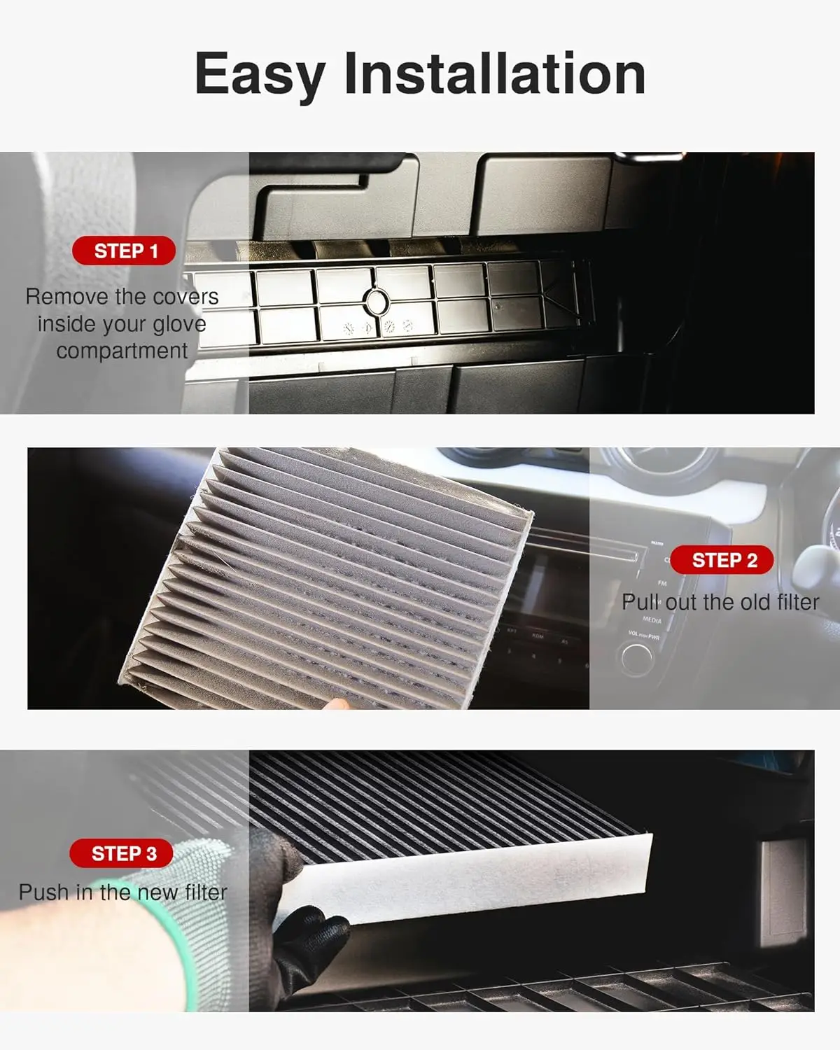 thumbnail image 2 of Combo Air Filter And Charcoal Cabin Filter For Suzuki All New Ertiga 2019 2022 I929890477 2 of 9