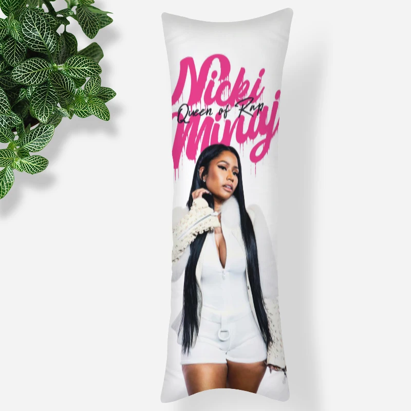 

Nicki Minaj Pillowcase Printed Satin Fabric Pillow Cover Rectangular Zipper Kawaii Body Cover Dropshipping WJY12.14