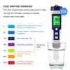 Yieryi 5 in 1 TDS EC PH Salinity Temperature Meter Digital Water Quality Monitor Tester for Spa Pools Aquariums 3