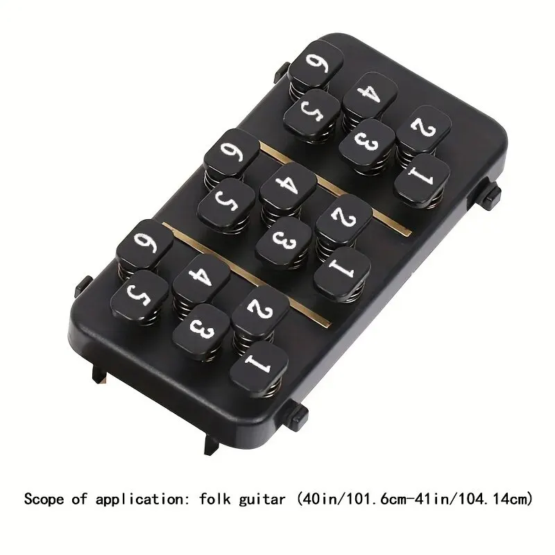 DBAO Guitar Chord Practice Tool Easy Guitar Chord Assisted Learning Tool 18 Buttons One Click Parts & Accessories