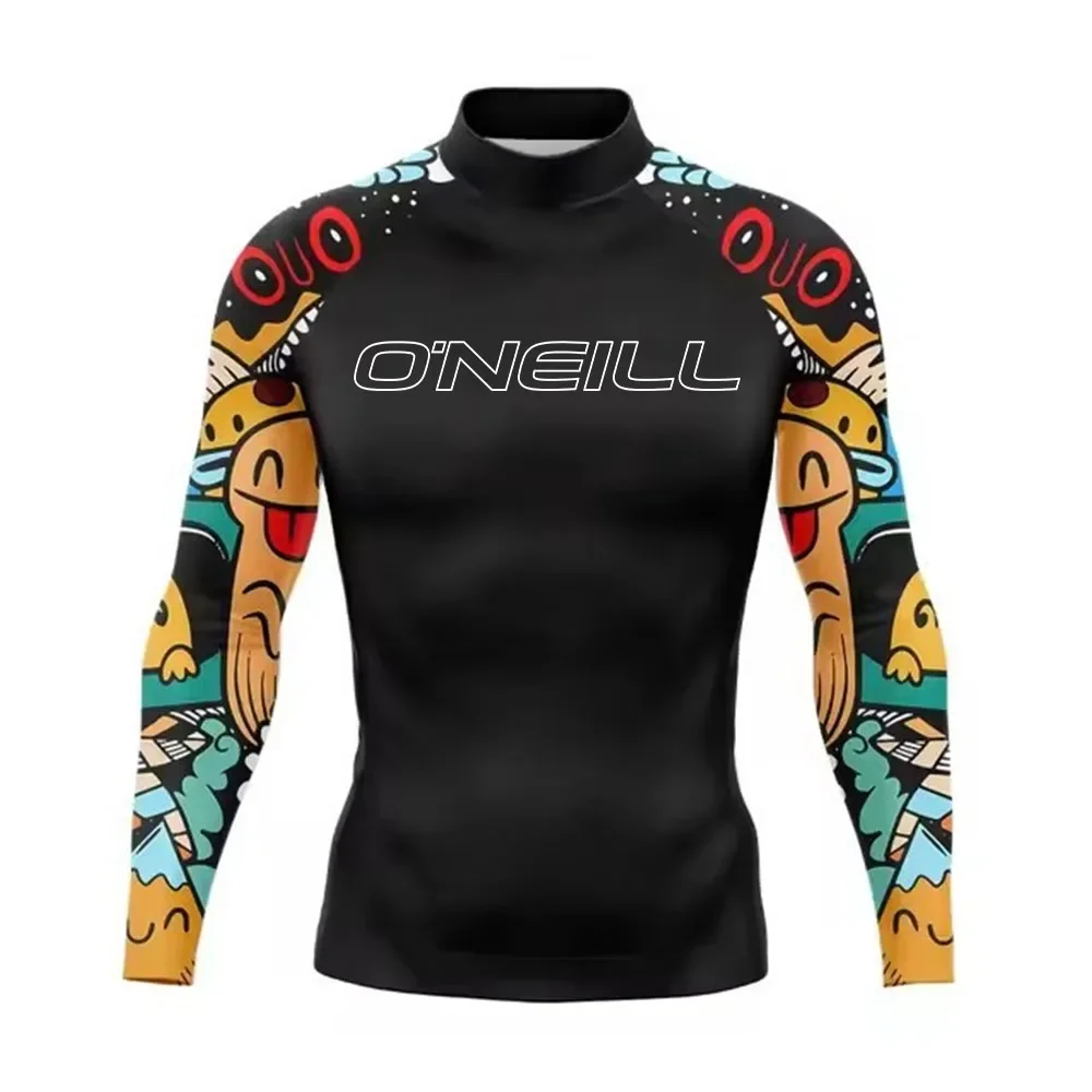 Summer Men's Rashguard Swimwear Long Sleeve Swim Surf T-shirt Beach UV Protection Surfing Diving Swimsuit Tights Clothes rash guard,surfing swimsuit