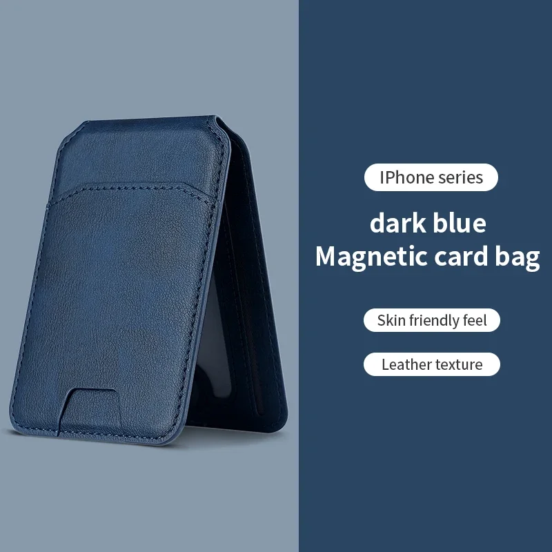 Luxury Magnetic Leather Wallet Holder Case - Premium Card Holder Phone Bag Cover Accessories