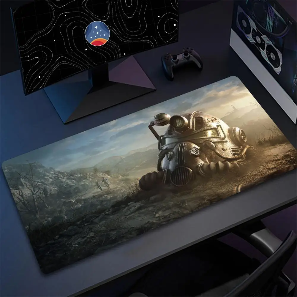 

Hot Massive Multiplayer Adventure F-FalloutS Survival Game 76 Mouse Pad Non-Slip Rubber Edge locking mousepads Game kawaii play mats for escritorio notebook PC