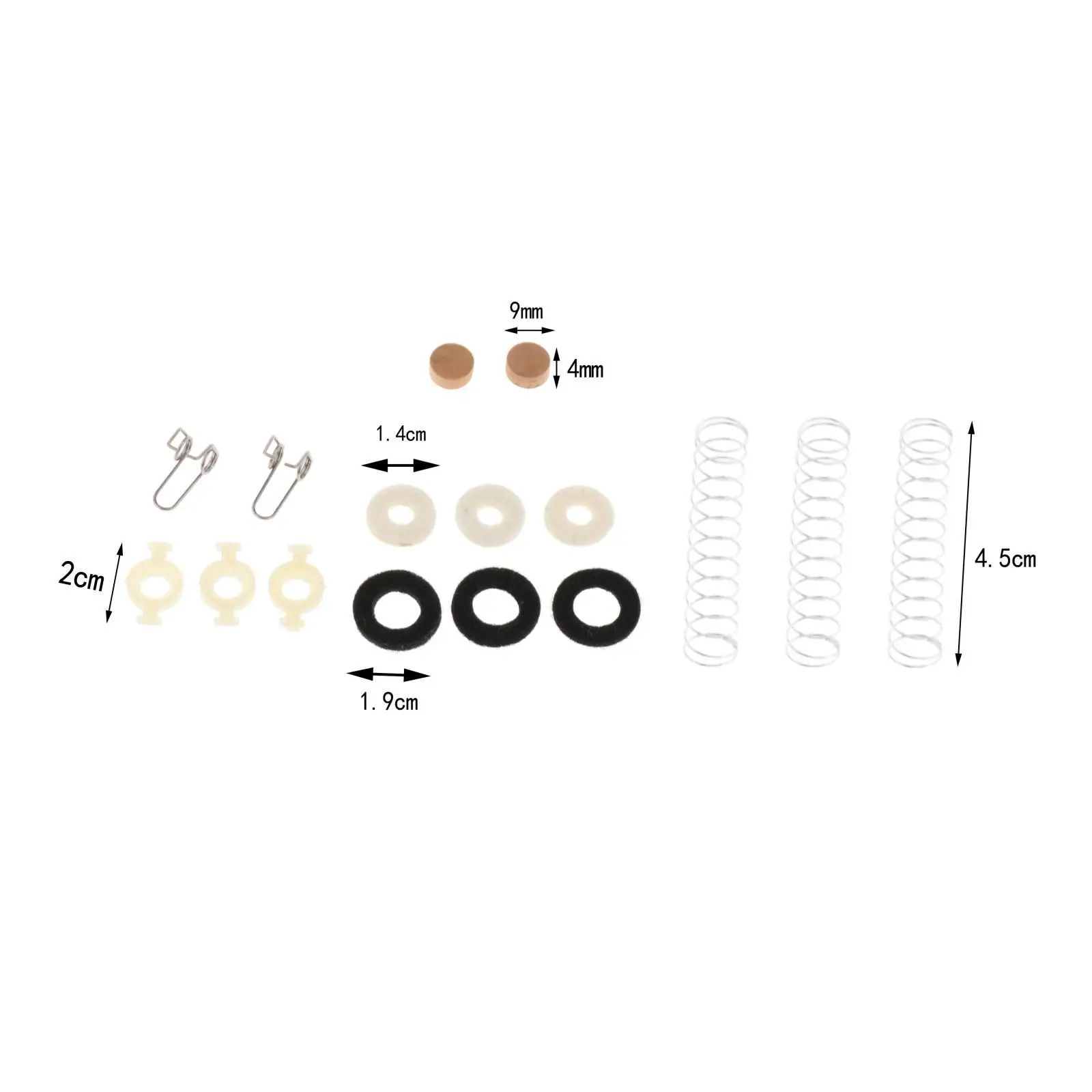 Trumpet Valve Repair Kit w/ Spring for Trumpet Cornet Musical Instrument