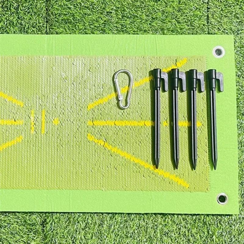 Golf Training Beginners Accessories for Swing Detection Batting Ball Directional Path Pads Practice Pads Tool Training Aids Mat 3