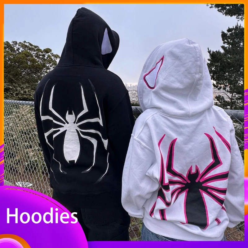 2023 New Spider Man Hoodies Hip-Hop Funny Casual Fashion Goth Harajuku  Sweatshirts Unisex Tops Women Men Clothing X-Mas Gifts - AliExpress