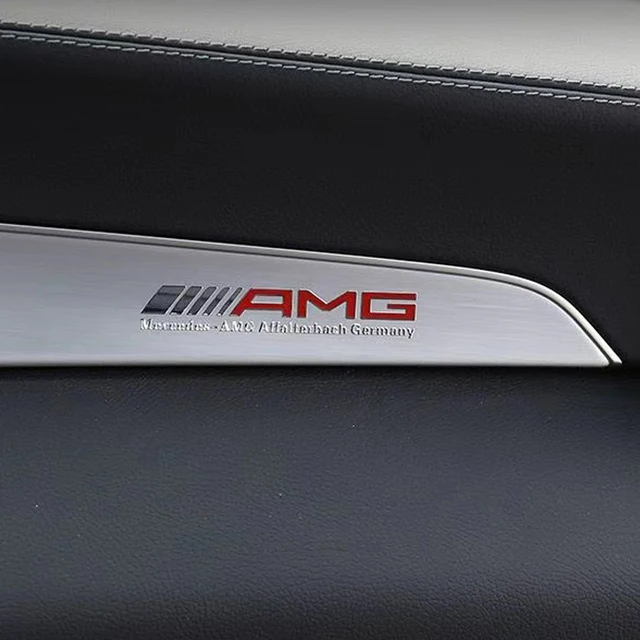 1pcs Metal emblem Auto Decor Decals Car Window Wiper Stickers For Mercedes Benz AMG W212 W204 W211W168 W213 W205 W210 W124