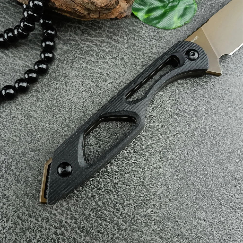 NEW TOOR Fixed Blade Knife High Quality Pocket Knife D2 Blade G10 Handle Outdoor EDC Camping Hiking Hunting Survival Tool 4