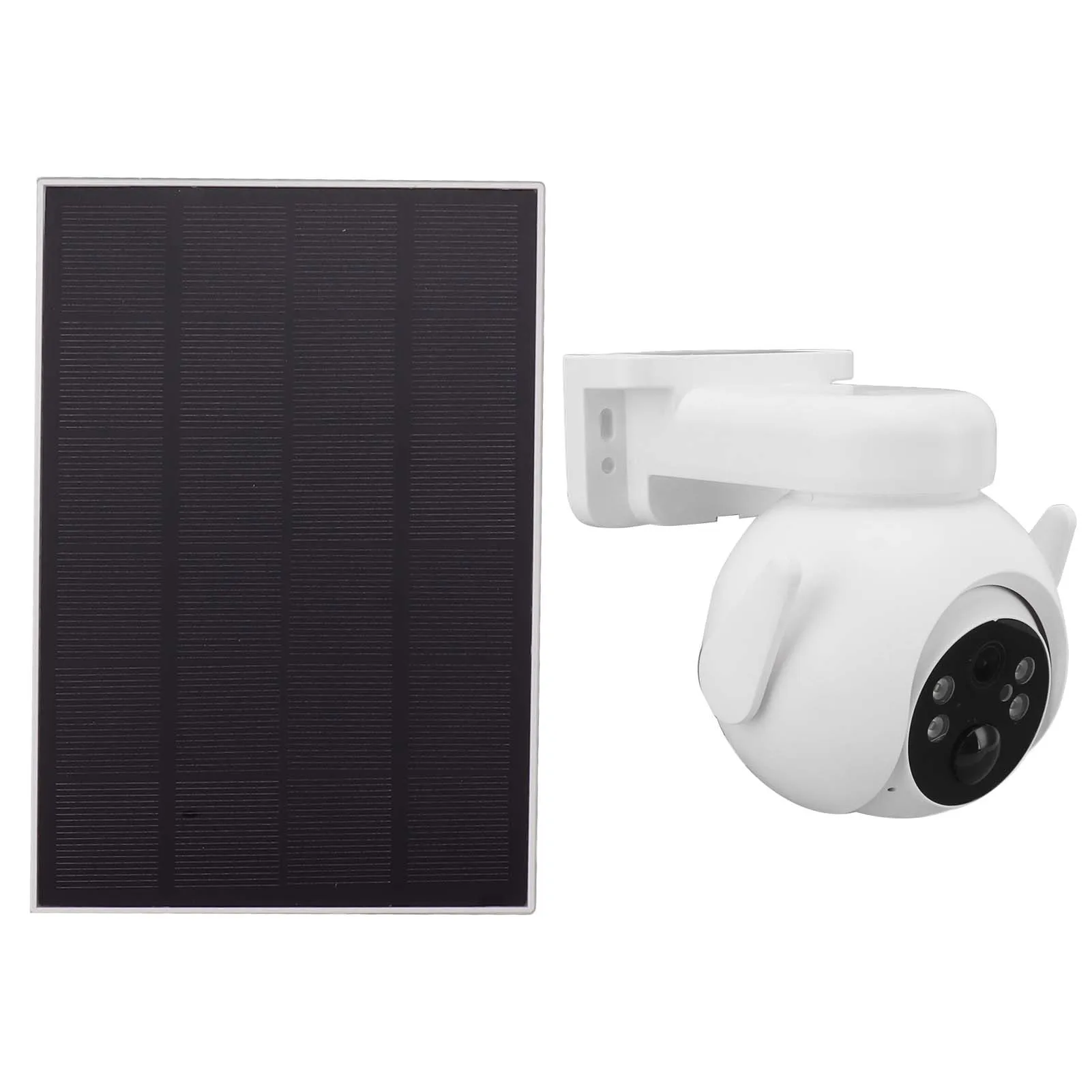 Solar Camera Camera Outdoor Solar Powered HD Humanoid Tracking Full Color Night Wireless Rotatable for Outdoor