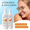 Super 220ml Aloe+Vitamin E Body And Face Sunscreen Lotion SPF 90 PA++++Whole Body Use Protect + Hydrate Moisturizing 2
