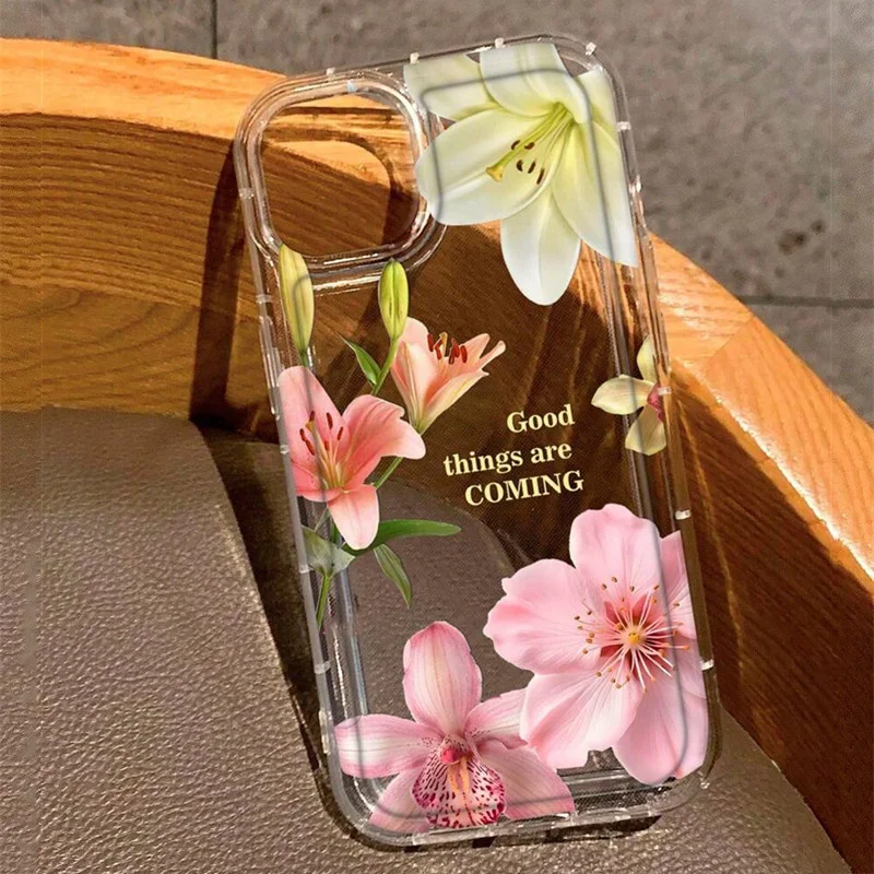 รูปสินค้า เคสโทรศัพท์ลายดอกไม้สไตล์วินเทจ