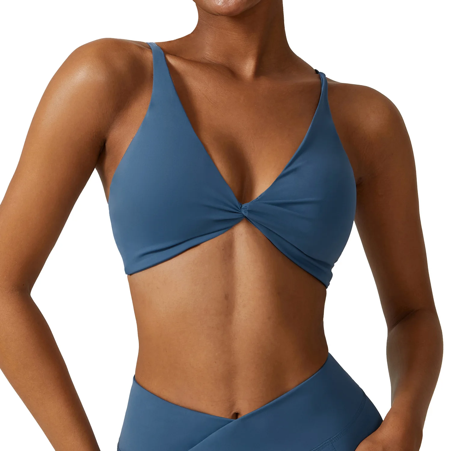 

Autumn Shock-absorbing Nude Yoga Suit Set, Quick Drying Tight Fitness Suit, Casual Sports Suit, Women's Clothing 8232, European